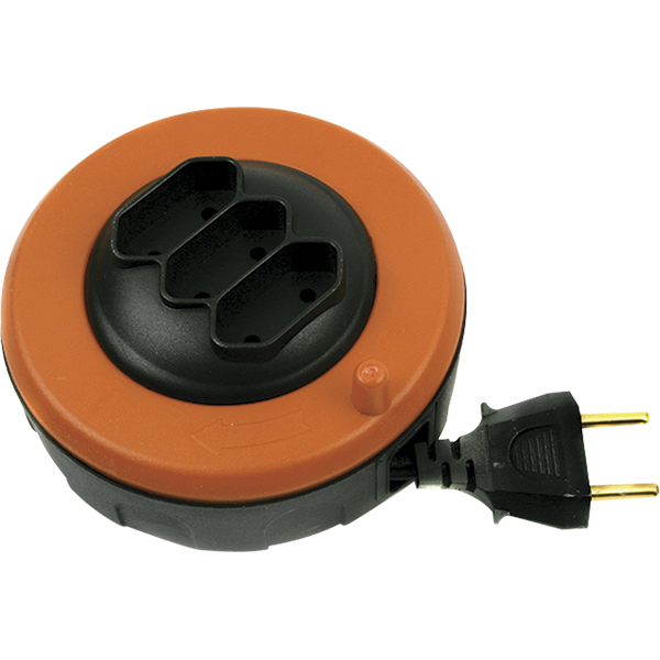 EXTENSAO 5M POP SPIN 2X0,75 PL 3 TOMADAS PRETO 1495 DANEVA