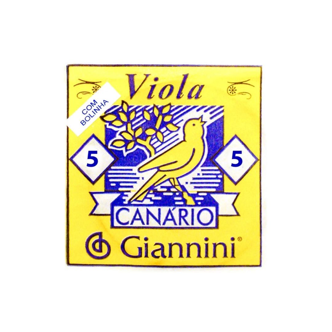 CORDA VIOLA CANARIO C/ CHENILHA GESV5 C/6 GIANNINI