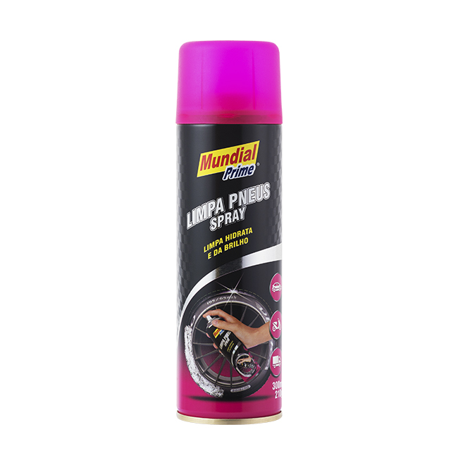 LIMPA PNEUS SPRAY 300ML MUNDIAL PRIME