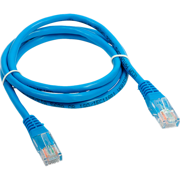 CABO MONTADO 4 PARES RJ45 1,5M AZUL EBOLT