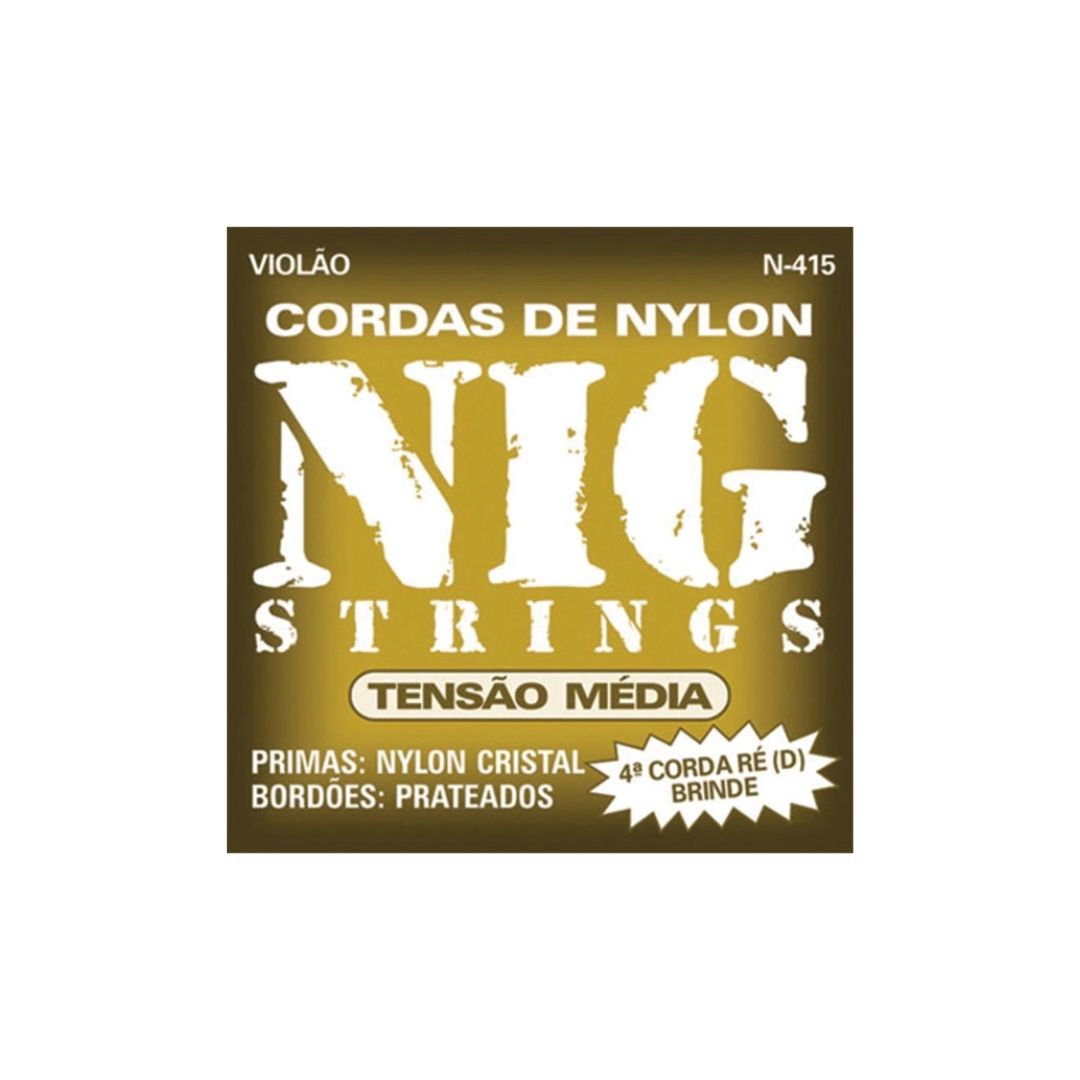 ENCORD VIOLAO NYLON TENSAO MEDIA N415 NIG