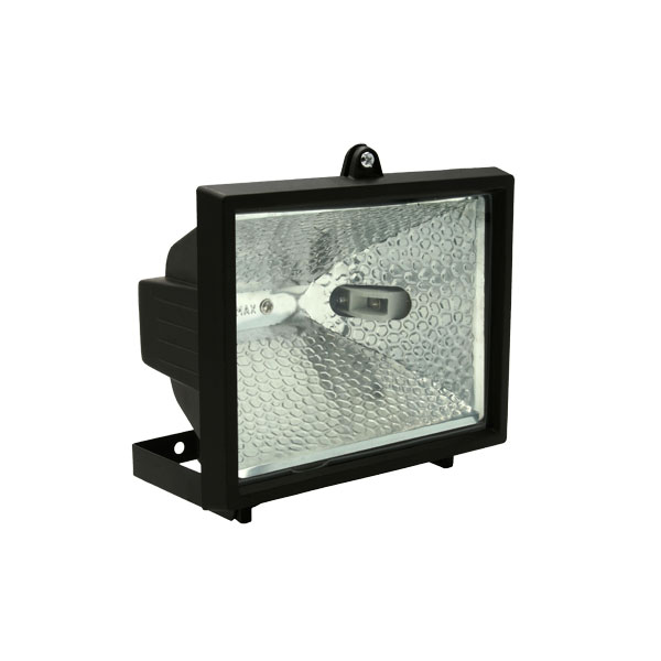 REFLETOR P/LAMP.HALOGENA 150W PRETO S/LAMPADA BRASFORT