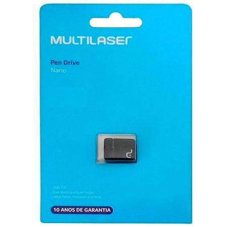 PEN DRIVE 8GB NANO PD053 PRETO MULTILASER