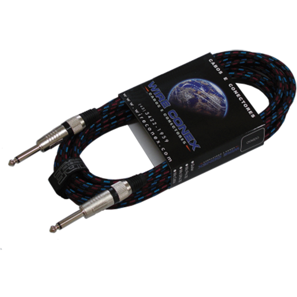 CABO GUITARRA TEXTIL GUITX  P10 X P10 3,0M WIRE CONEX