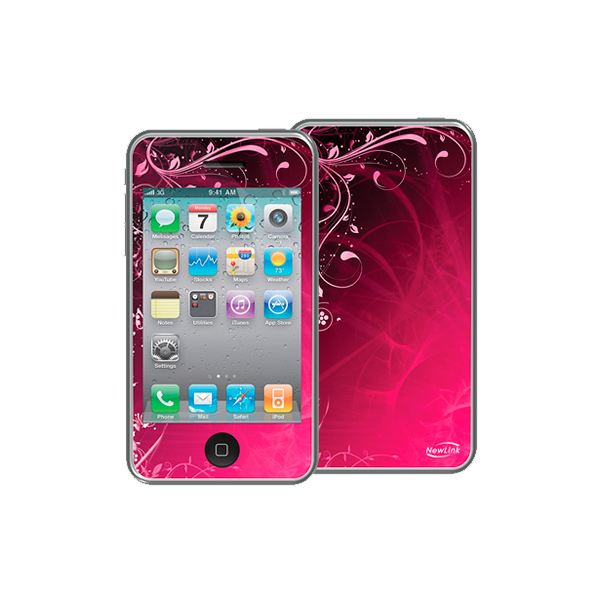 SKIN P/IPHONE 4G/S  SK205 NEWLINK