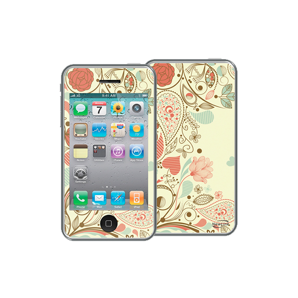 SKIN P/IPHONE 4G/S  SK206 NEWLINK