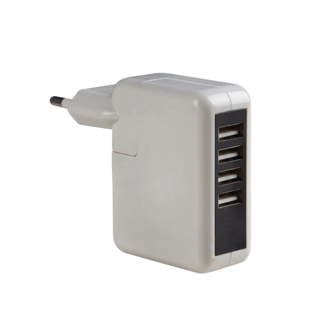 CARREGADOR IPAD/IPOD/IPHONE C/ 4 SAIDAS USB EBOLT