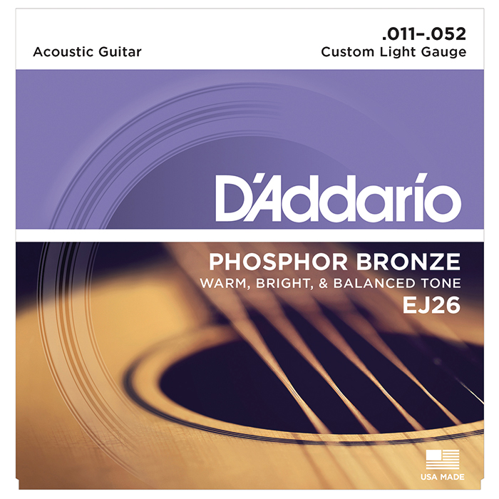 ENCORD. VIOLAO EJ26 LIGHT CUSTOM .0.11  DADDARIO