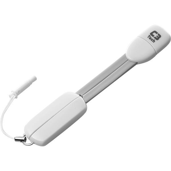 ADAPT USB/APPLE PINGENTE AD-124AP BRANCO C3TECH