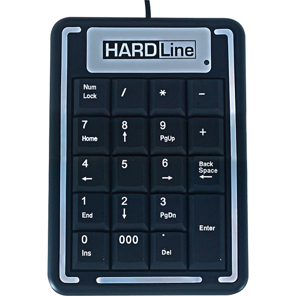 TECLADO NUMERICO HL-KB52 PRETO HARDLINE