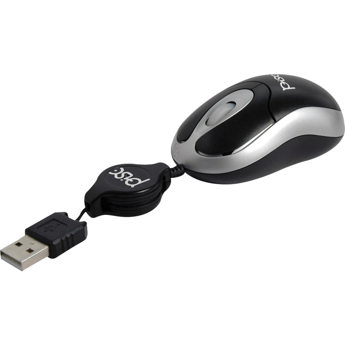 MOUSE OPTICO RETRATIL 1810 USB PRETO PISC