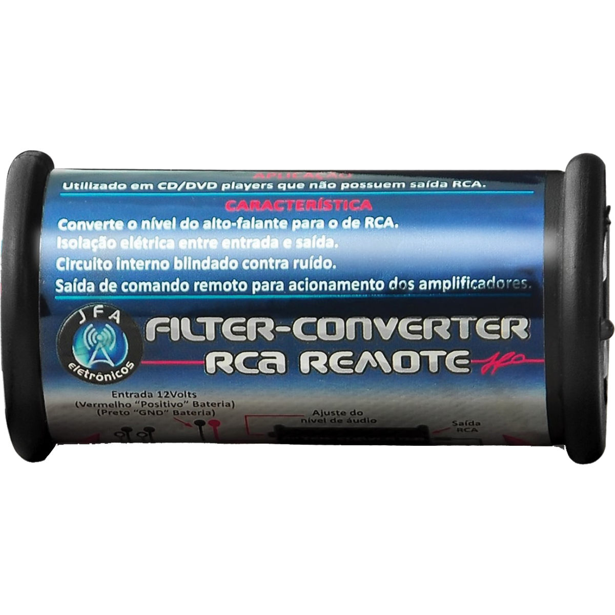 CONVERSOR RCA + FILTRO ANTI-RUIDO JFA