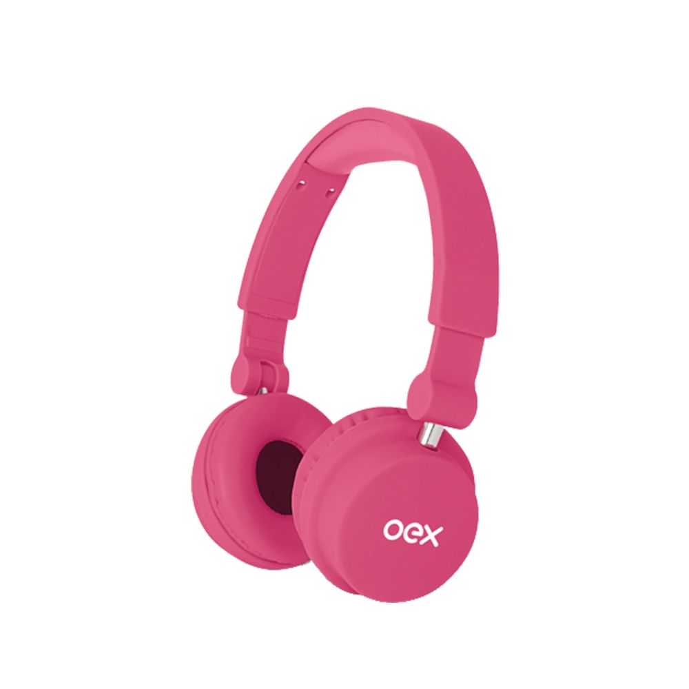 FONE DE OUVIDO HEADSET STYLE P2 C/ MICROFONE HP103 ROSA OEX