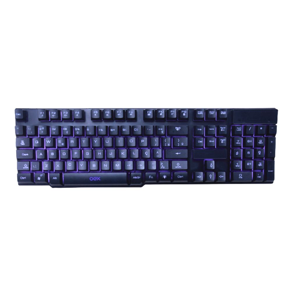 TECLADO USB GAMER FORCE-X TC201 LED 3 CORES OEX