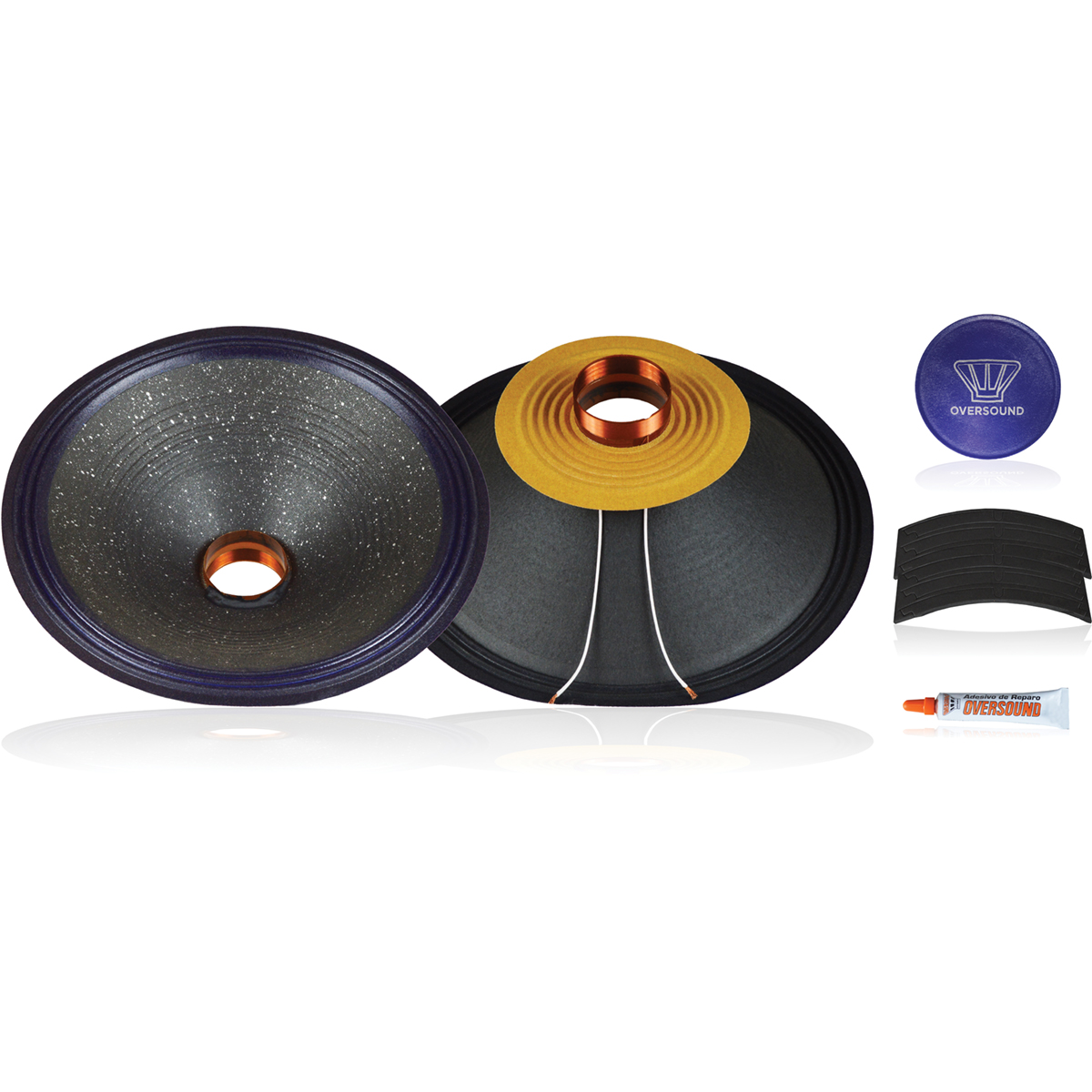 KIT P/ REPARO WOOFER 15 DE 250WRMS 8OHMS - 550W15 OVERSOUND