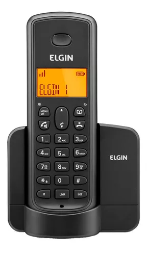 TELEFONE S/ FIO TSF8001 C/ID PRETO  ELGIN