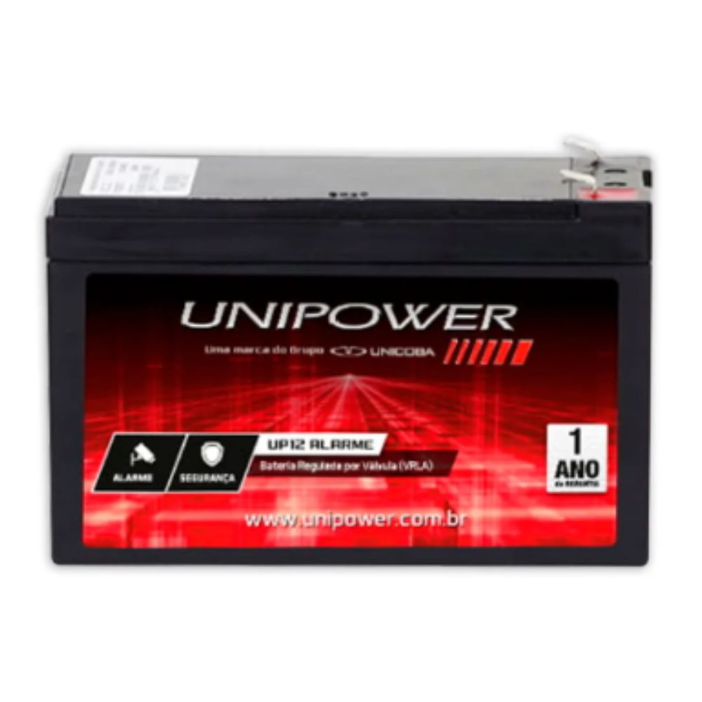 BATERIA 12V 4A SELADA P/ALARME UP12 UNIPOWER