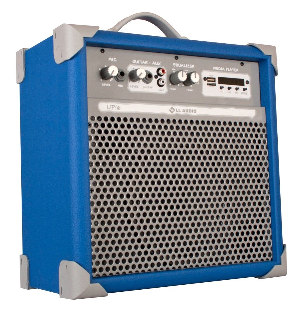 CAIXA MULTIUSO UP6! 45W RMS USB/CARTAO/BLUETOOTH/FM AZUL L.L.