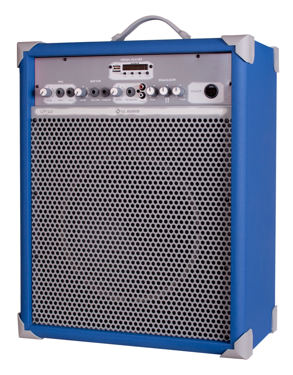 CAIXA MULTIUSO UP10! 65W RMS USB/CARTAO/BLUETOOTH/FM AZUL L.L.