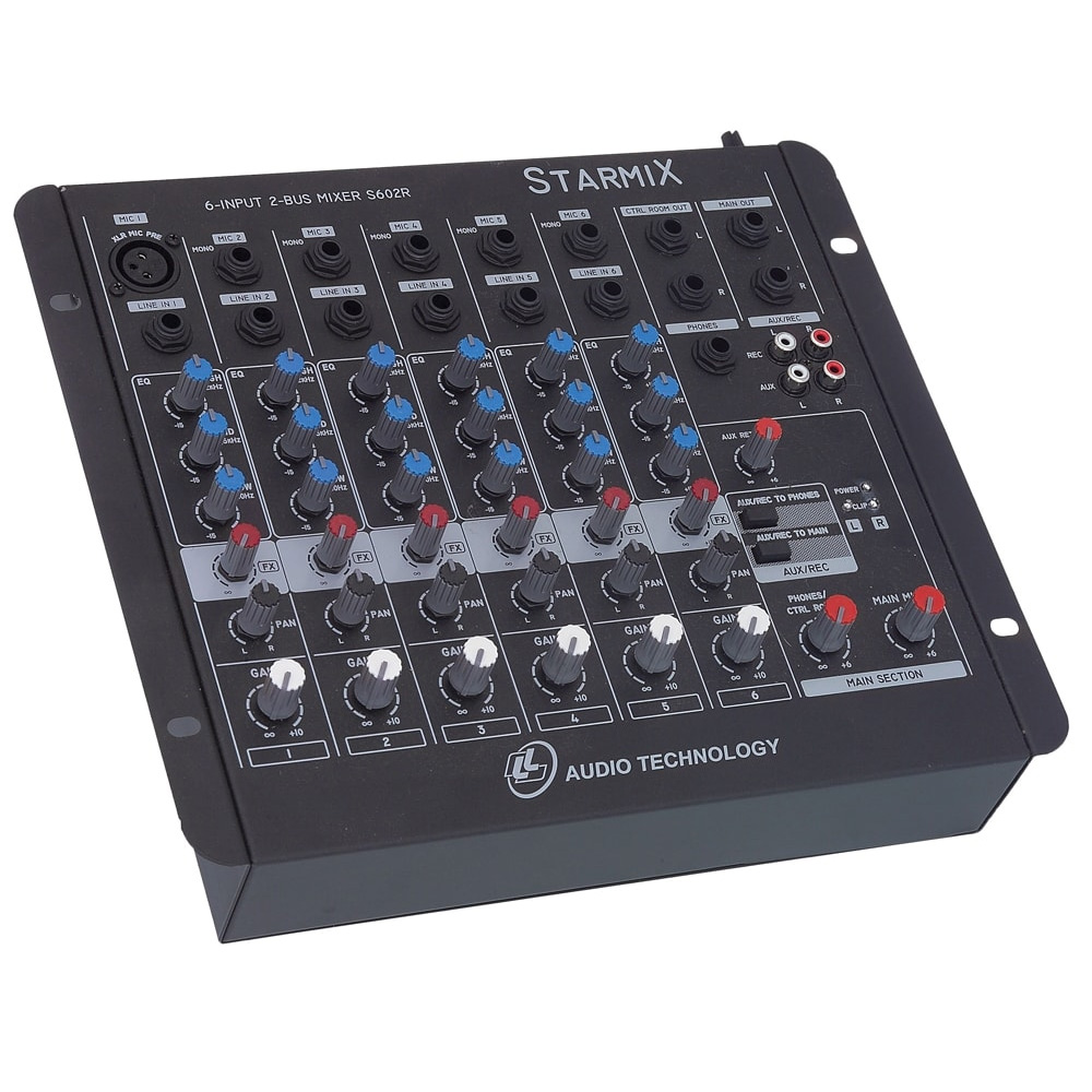 MESA STARMIX 6 CANAIS XMS602R USB/CARTAO/BLUETOOTH/FM L.L.