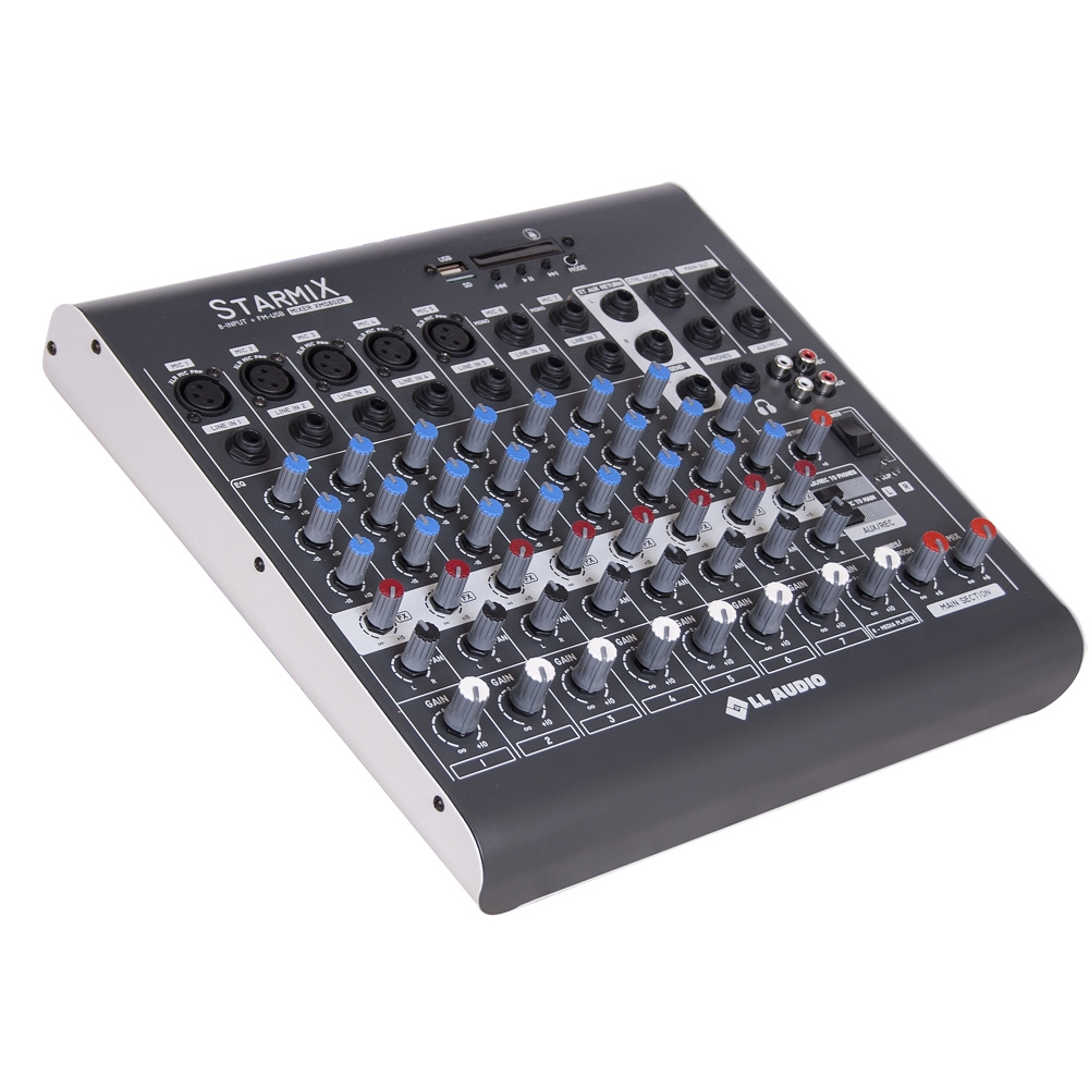 MESA STARMIX 8 CANAIS XMS802R USB/CARTAO/BLUETOOTH/FM L.L.