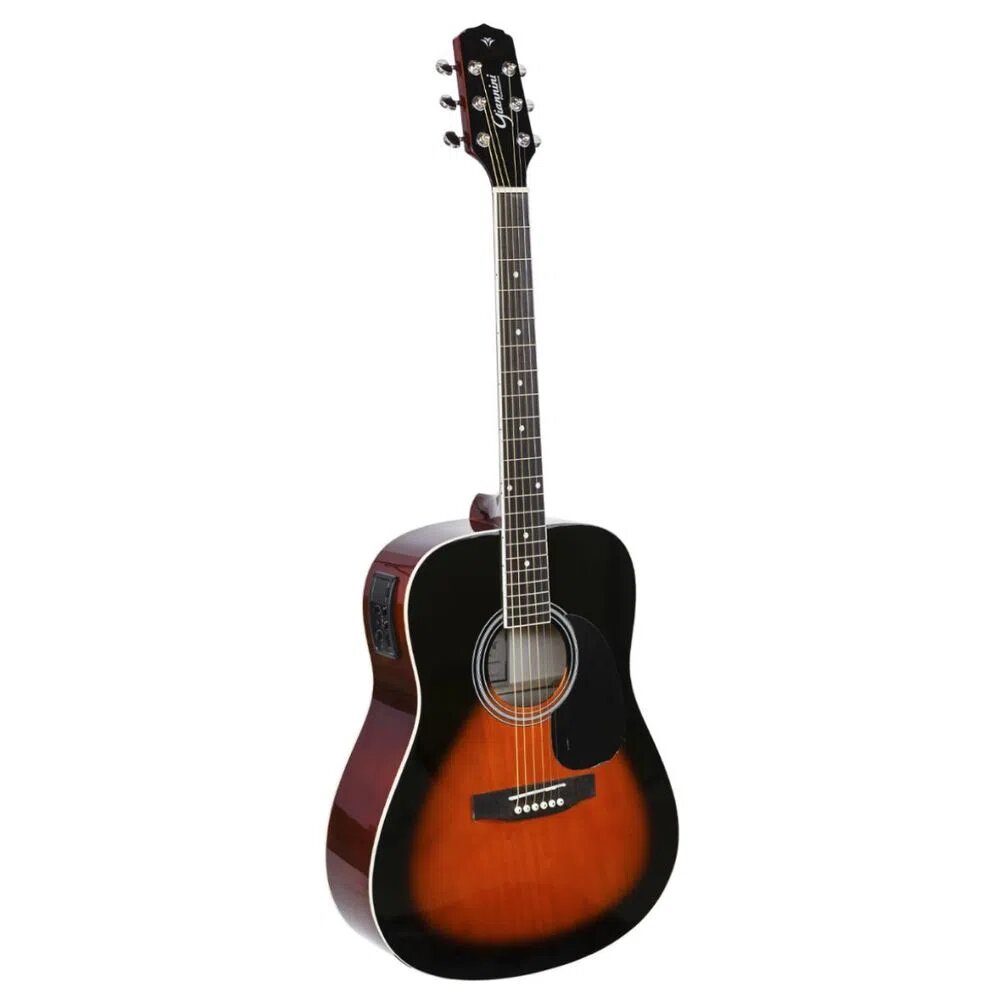 VIOLAO ELETRICO ACO FOLK GD-1 EQ SUNBURST 3TS GIANNINI