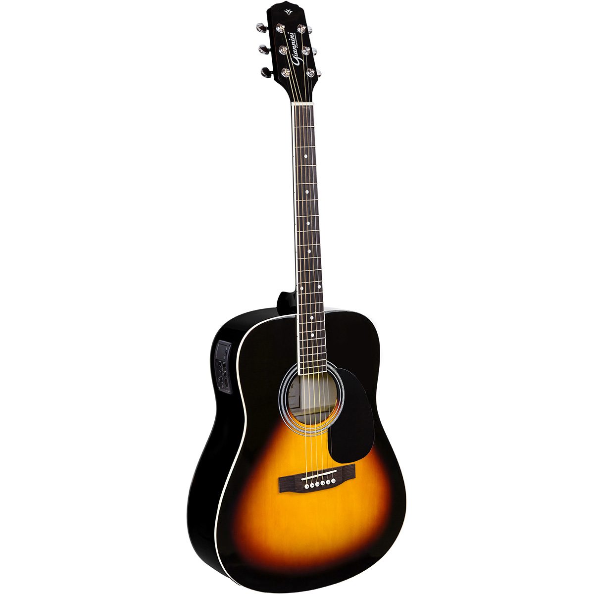 VIOLAO ELETRICO ACO FOLK GD-1 EQ VSB-S VINTAGE SUNBURST SATIN GIANNINI