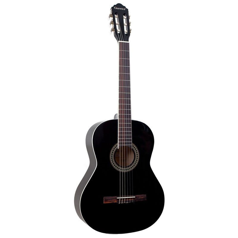 VIOLAO ACUSTICO NYLON GN-15 BK GIANNINI