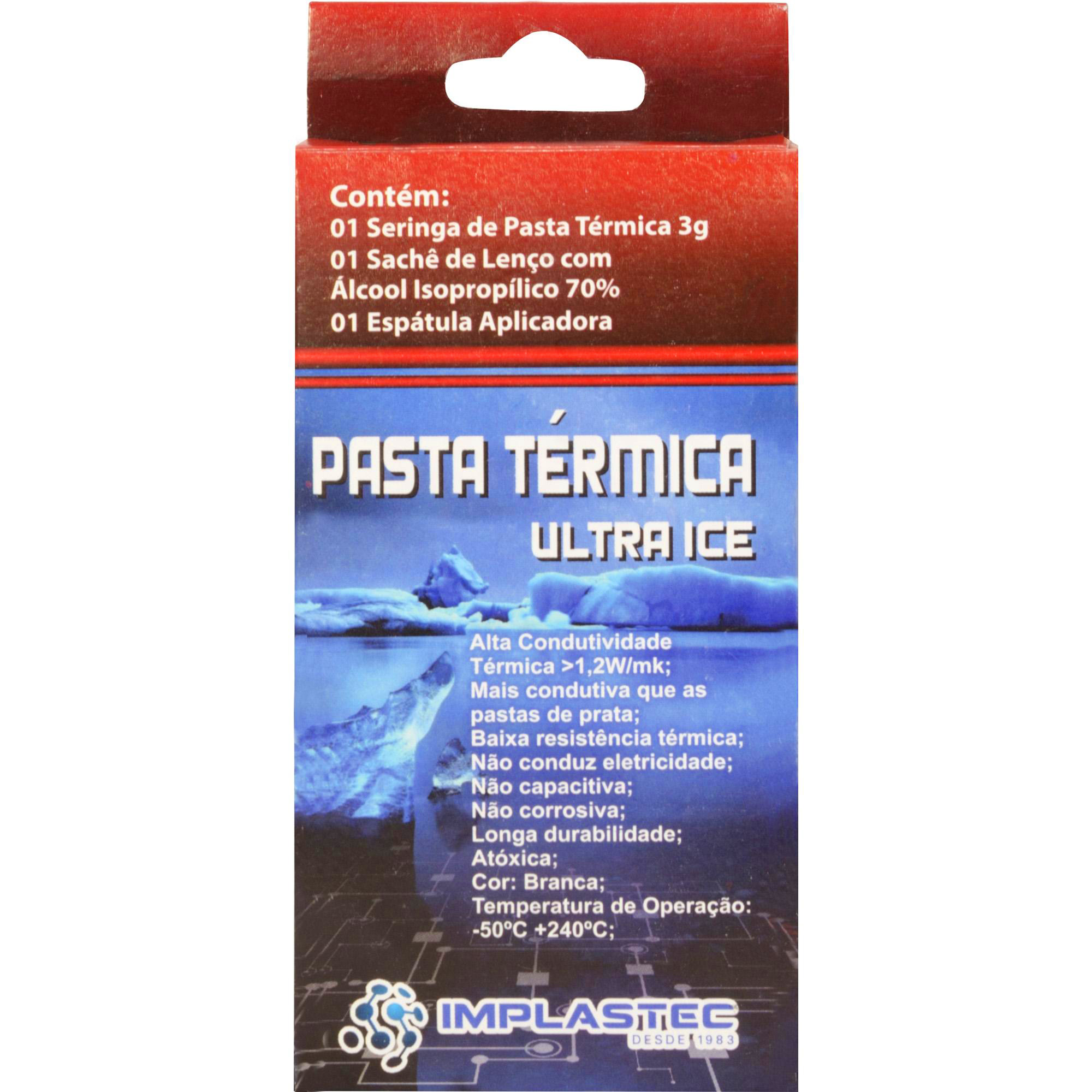 PASTA TERMICA ULTRA ICE 3G IMPLASTEC