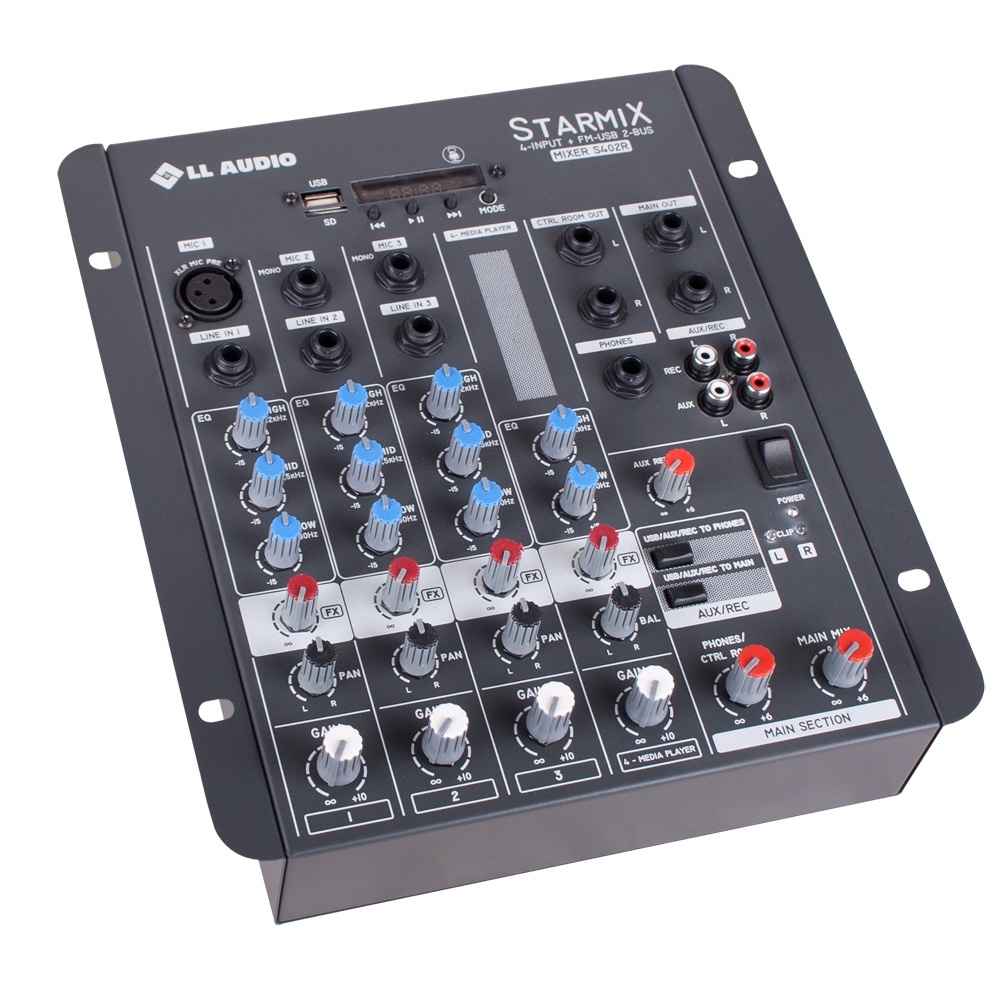 MESA AUDIO S402RBT STARMIX 4 CANAIS L.L.