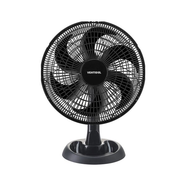 VENTILADOR DE MESA TURBO 6P 30CM PRETO 127V PRETO PREMIUM VENTISOL