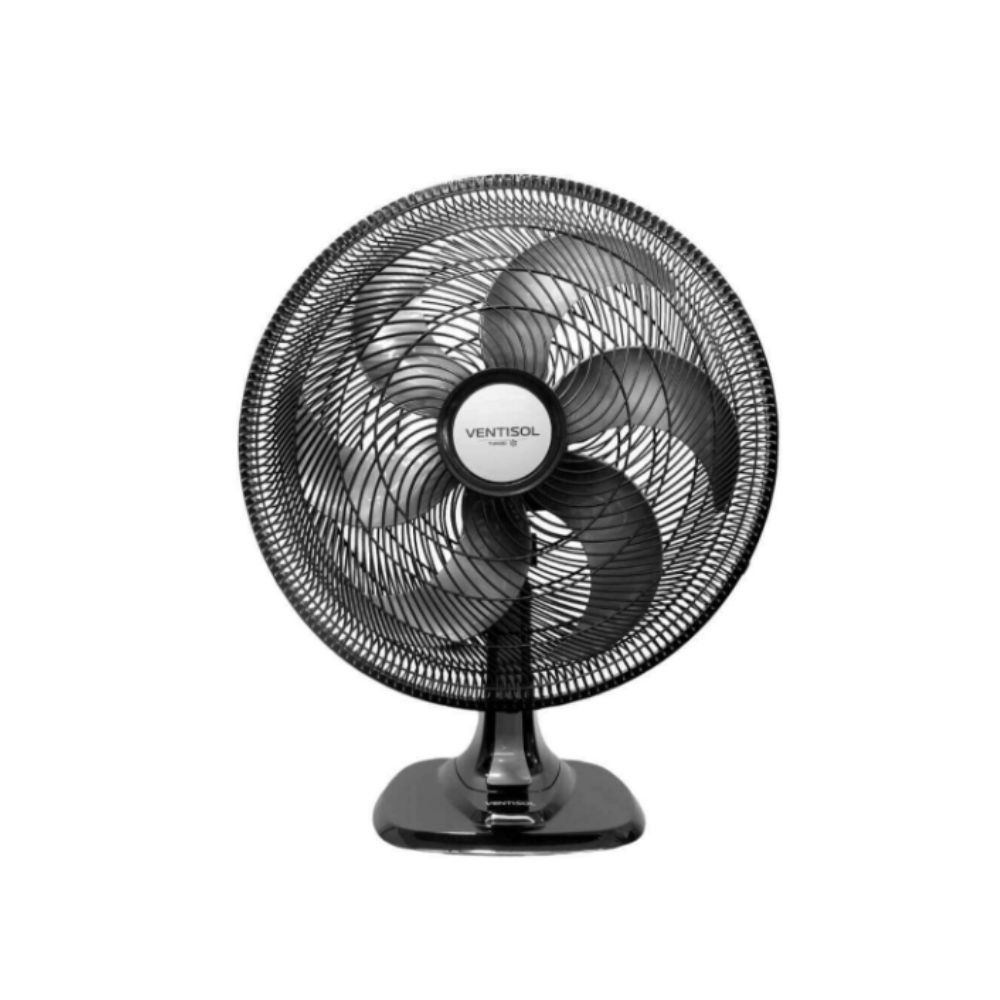 VENTILADOR DE MESA TURBO 6P 50CM 127V PRETO PREMIUM VENTISOL