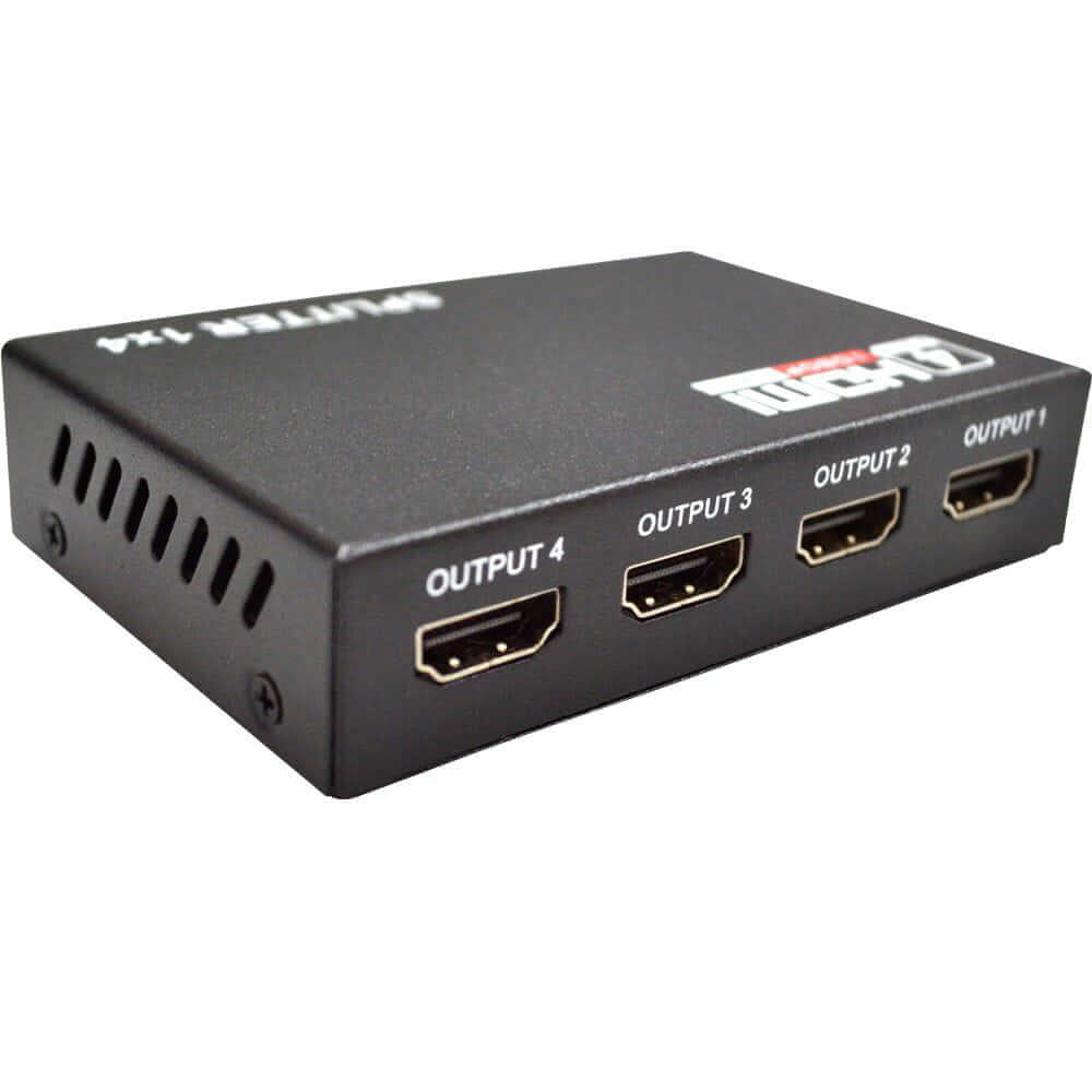 DIVISOR SPLITTER HDMI 1.4 1x4 - 4 SAÍDAS GIGASAT