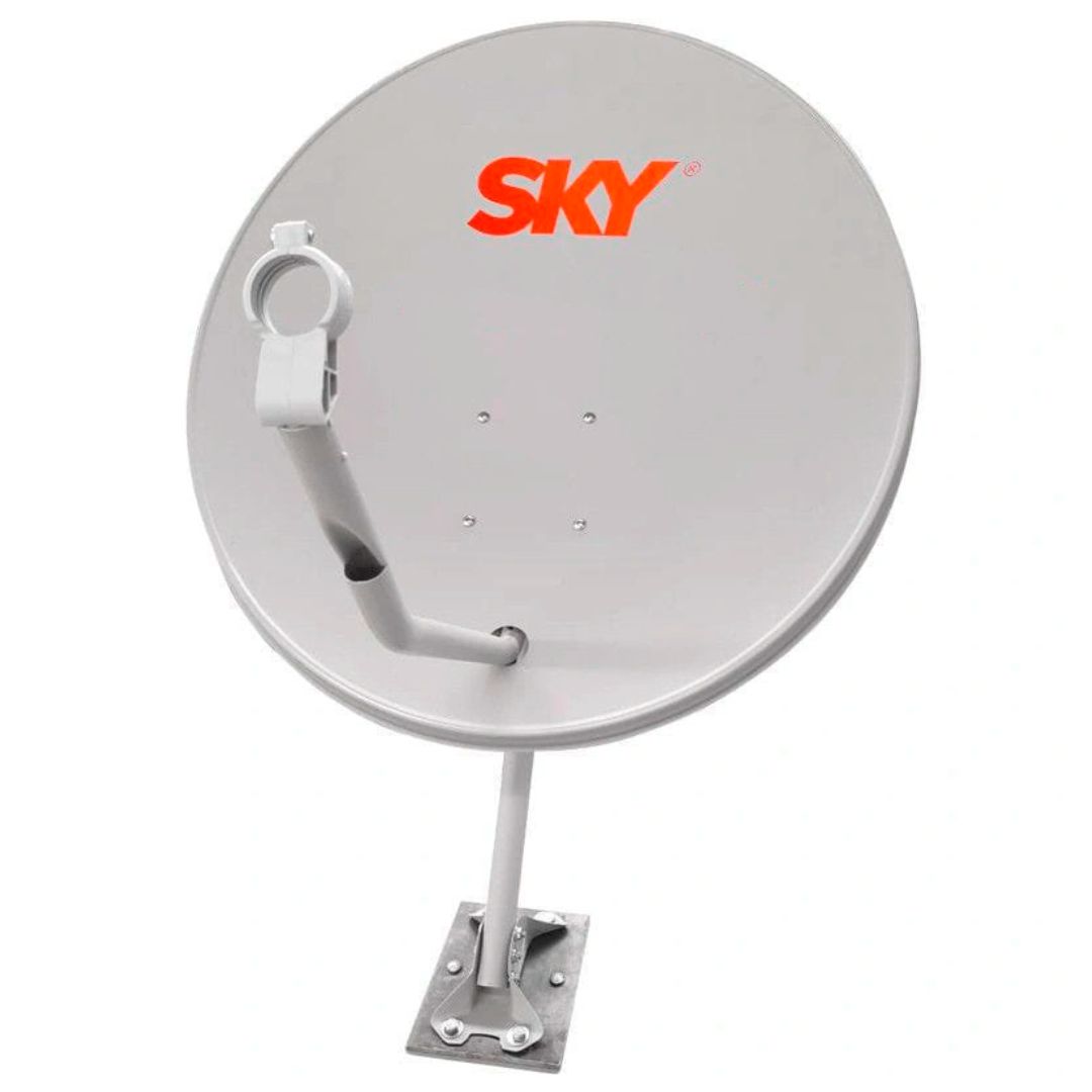 ANTENA KU 75CM (FURO PARABOLA) C/5 (PEDESTAL 63CM) SKY TV