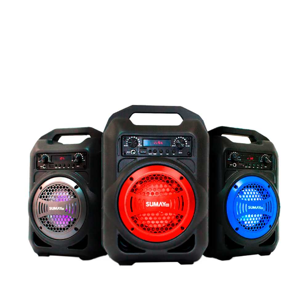 CAIXA DE SOM AMPLIFICADA PORTATIL GALLON CSP1302 AF 4 30W BLUETOOTH/FM/USB/SD CINZA SUMAY