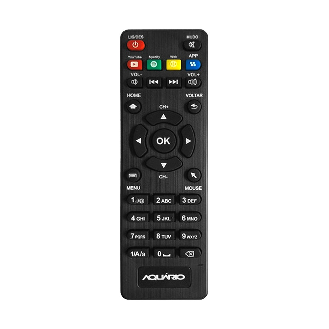 CONTROLE REMOTO SMART BOX STV-2000 AQUARIO