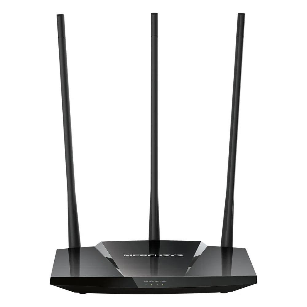 ROTEADOR MW330HP HIGH POWER WIRELESS 300MBPS 3 PORTAS 10/100MBPS 3 ANTENAS 7DBI MERCUSYS