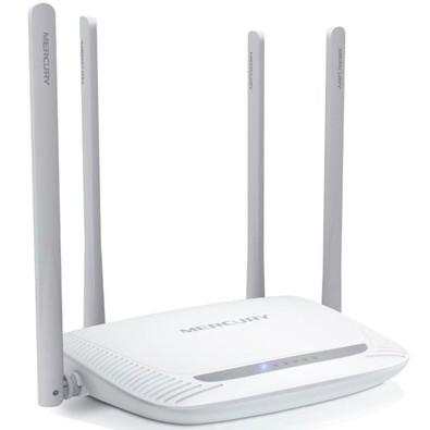 ROTEADOR MW325R WIRELESS 300MBPS 4 PORTAS 10/100MBPS 4 ANTENAS 5DBI  MERCUSYS