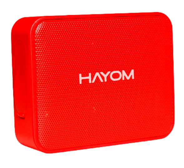 CAIXA DE SOM PORTATIL BLUETOOTH IPX7 VERMELHO - CP2702 5W HAYOM