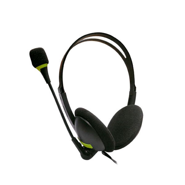 FONE DE OUVIDO HEADSET C/ MICROFONE OFFICE HF2212 PRETO HAYOM