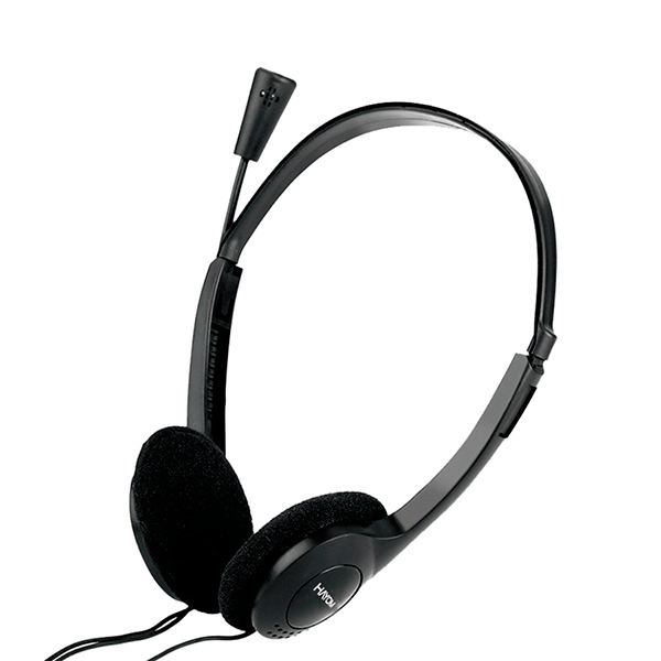 FONE DE OUVIDO HEADSET C/ MICROFONE OFFICE HF2213 PRETO HAYOM