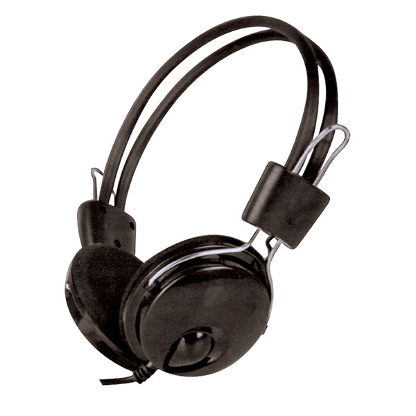 FONE DE OUVIDO HEADSET S/ MICROFONE OFFICE HF2214 PRETO HAYOM