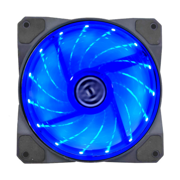 MICROVENTILADOR FAN 15 LEDS AZUL 12V HOOPSON