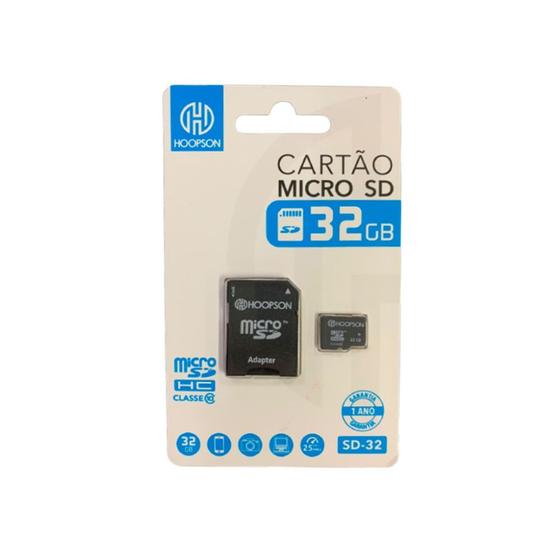 CARTAO DE MEMORIA MICRO SD 32GB CLASSE 10 - HOOPSON