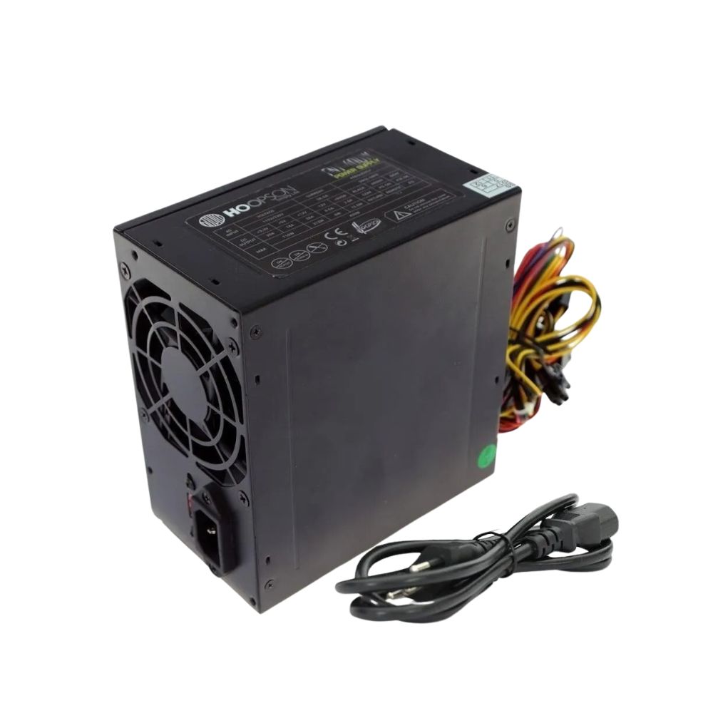 FONTE DE ALIMENTACAO 400W COOLER 12CM C/ CABO FNT-400W HOOPSON