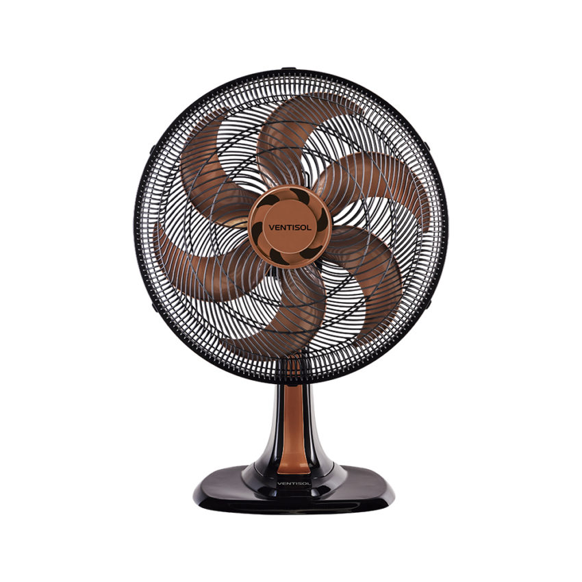 VENTILADOR OSC MESA TURBO 6P 40CM BRONZE 220V PREMIUM VENTISOL