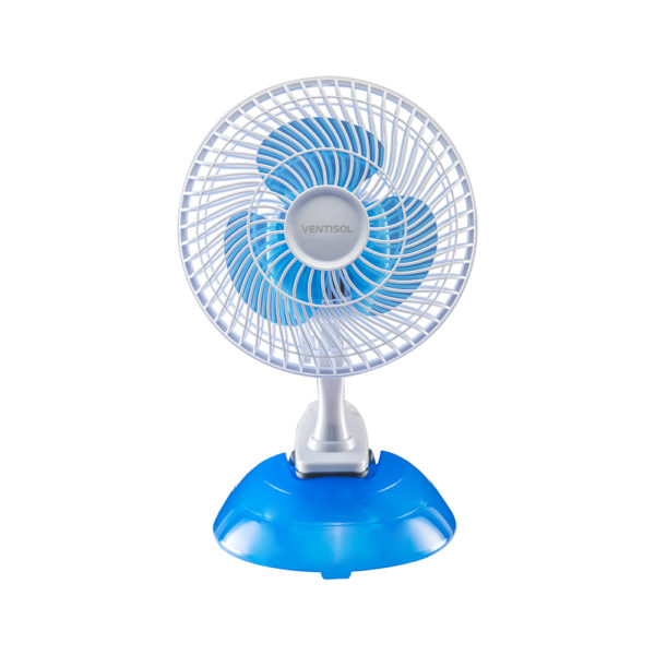 VENTILADOR DE MESA MINI 20CM AZUL/BRANCO  127V PREMIUM VENTISOL