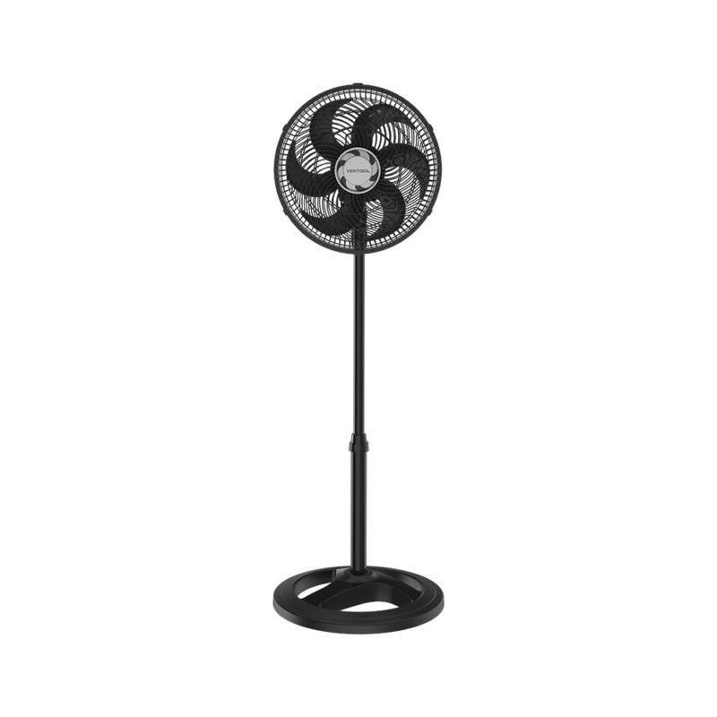 VENTILADOR DE COLUNA TURBO 6P 30CM PRETO 220V PREMIUM VENTISOL