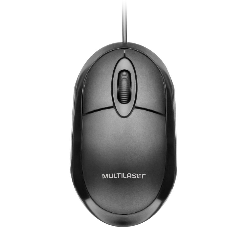 MOUSE COM FIO CLASSIC 1200DPI MO300 PRETO MULTILASER