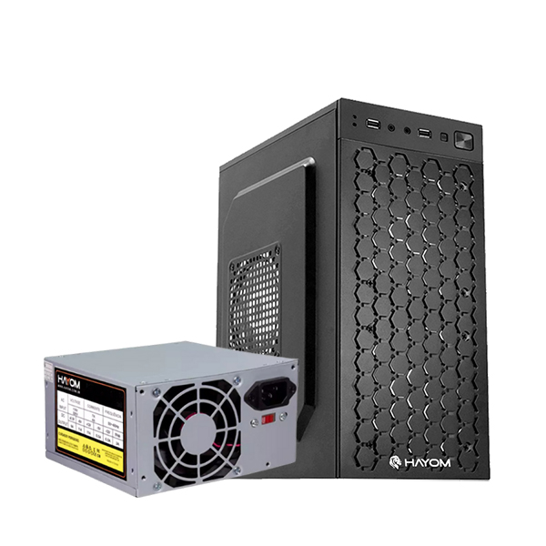 GABINETE OFFICE GB1715 C/ FONTE ATX PRETO HAYOM